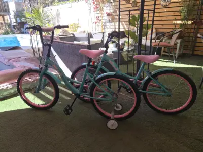 2 Bicicletas infantiles turquesa - miniatura 1