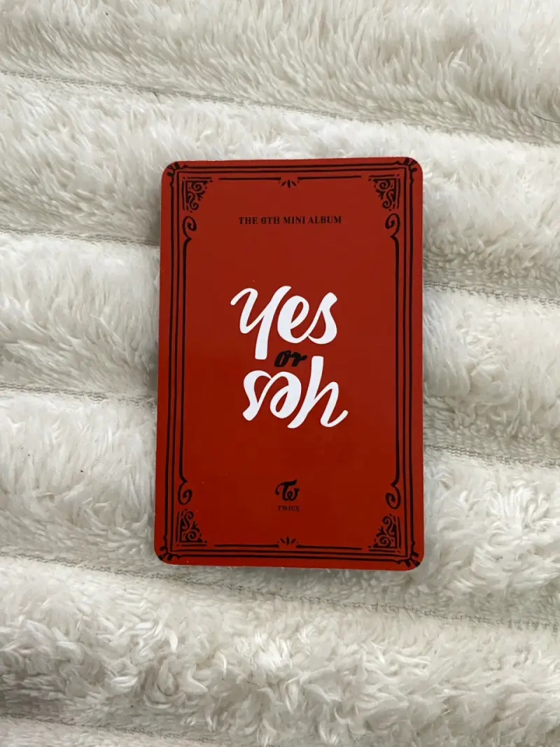 Photocard tzuyu yes or yes - Twice 🎀 - 2