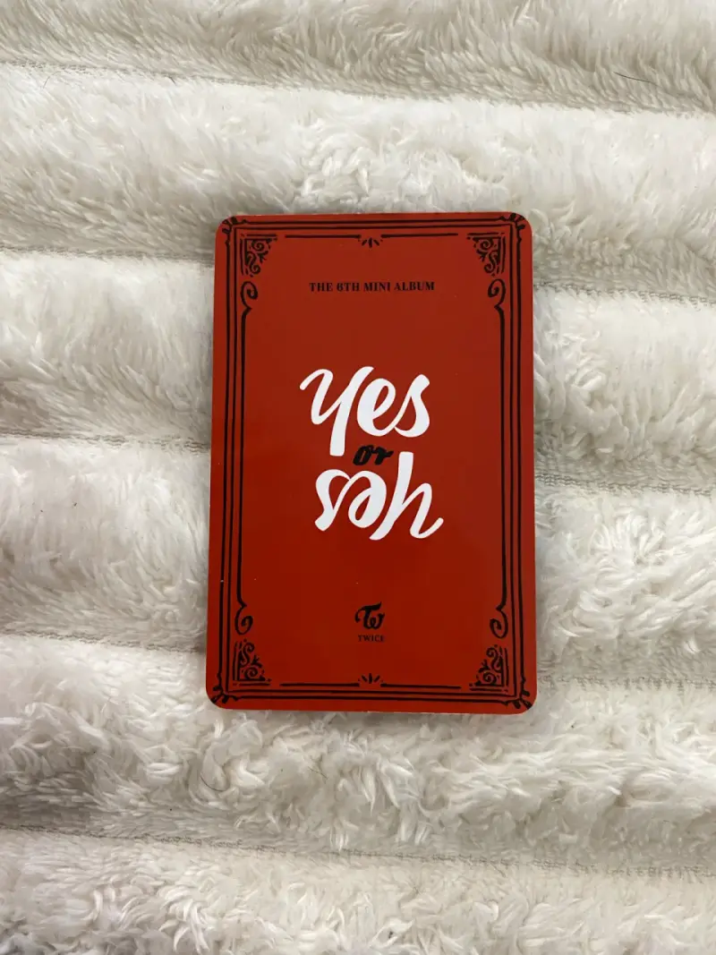 Photocard nayeon Yes or Yes - Twice - 2