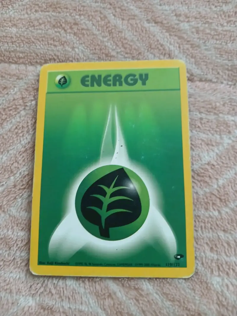 Carta de energía  Pokémon 1era edición - 4