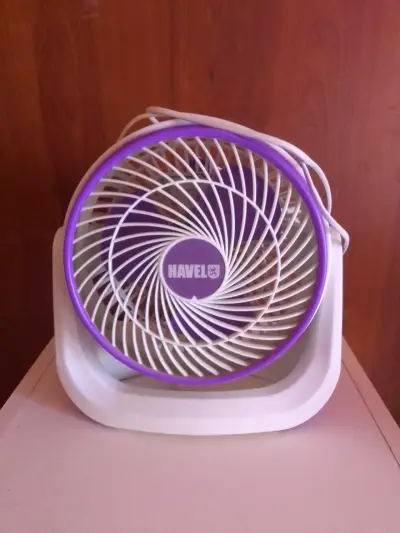 Ventilador portátil Havel blanco y morado - miniatura 1