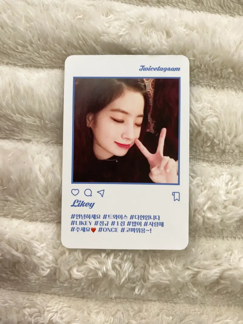 Photocard Dahyun twicetagram 🎀 - 2