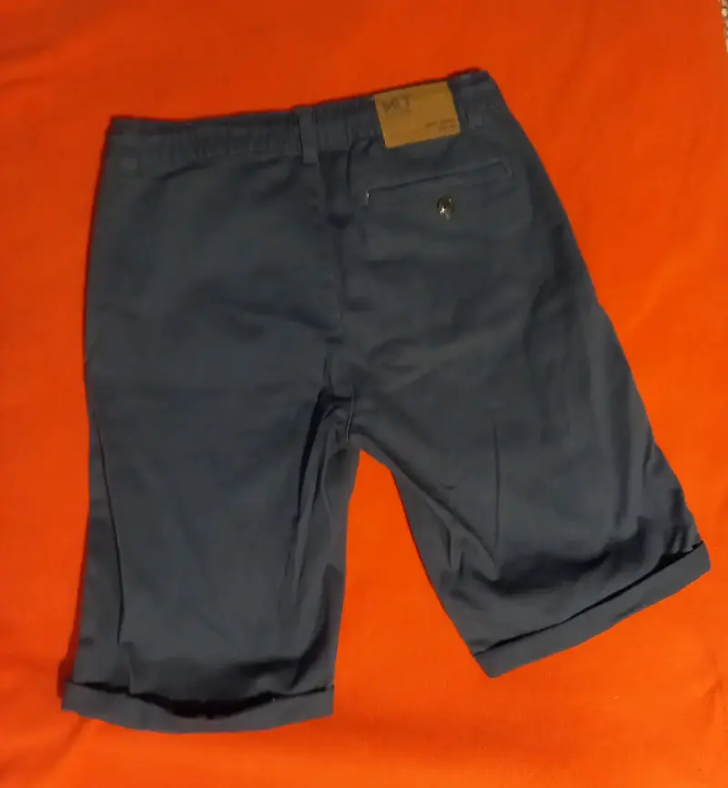 Bermudas azul marino MLT para hombre - 4