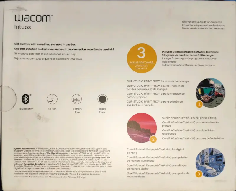 Tableta gráfica Wacom Intuos con lápiz - 4