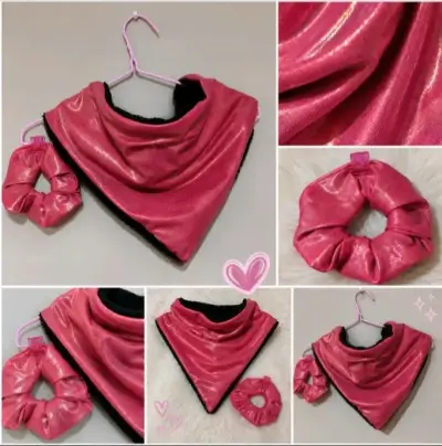 CONJUNTO DE BANDANA MAS SCRUNCHIE - miniatura 2