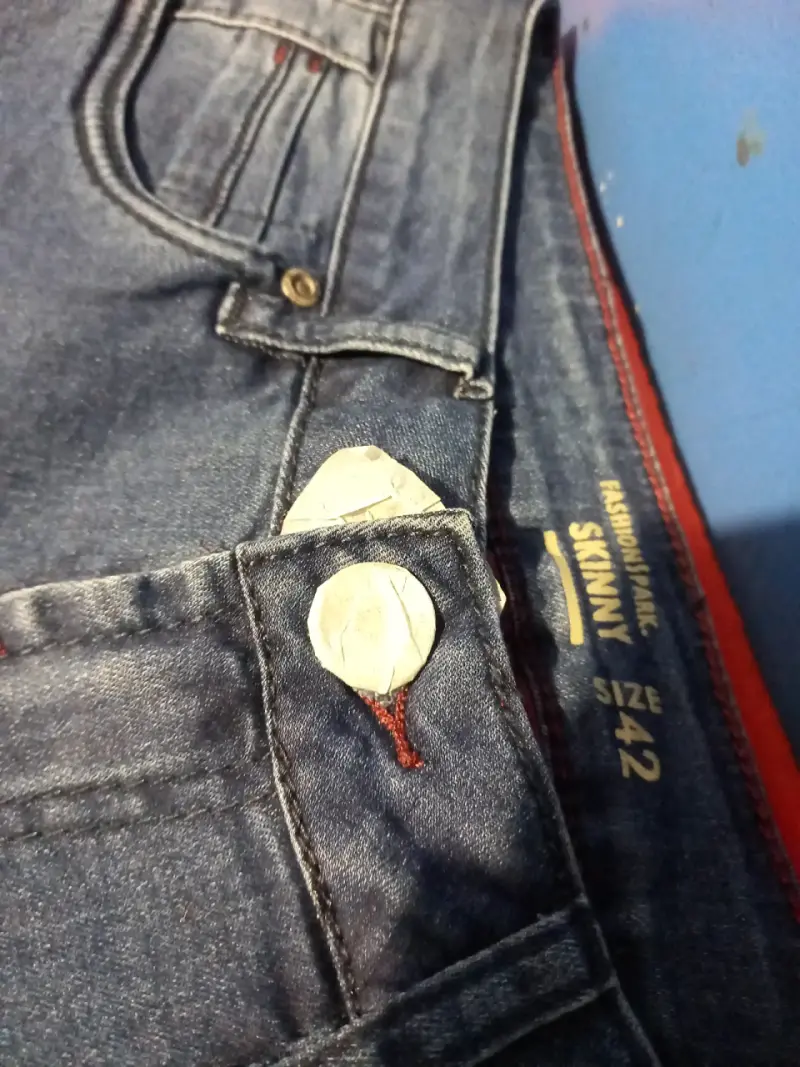 Skinny Jean pitillo azul oscuro para hombre - 3