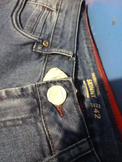 Skinny Jean pitillo azul oscuro para hombre - miniatura 3