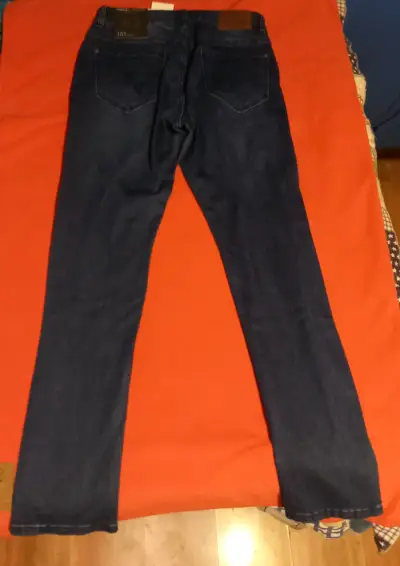 Skinny Jean pitillo azul oscuro para hombre - miniatura 5