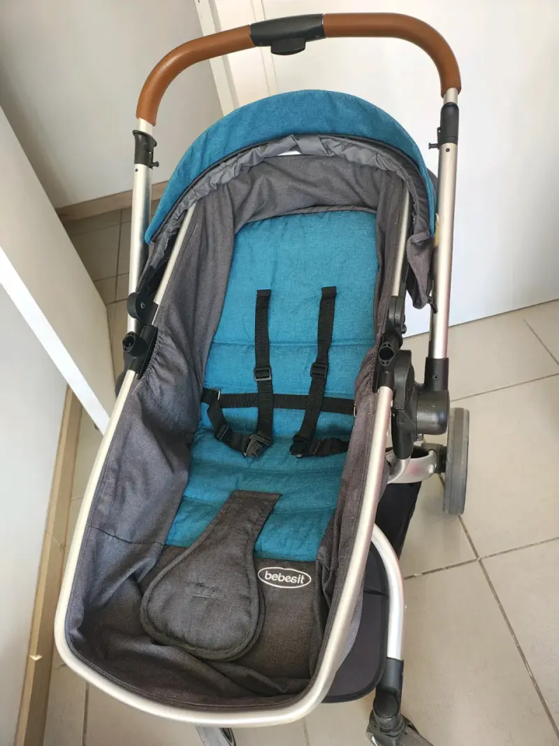 Coche y silla de auto Bebesit azul - 3