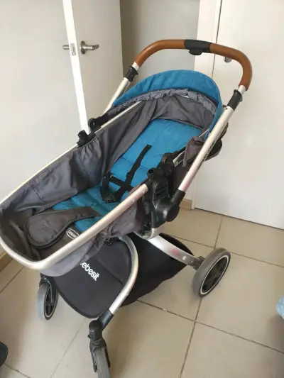 Coche y silla de auto Bebesit azul - miniatura 5
