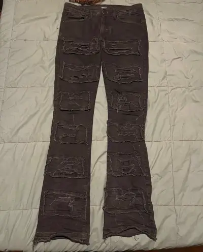 Jeans acampanados Fashion Nova negros - miniatura 2