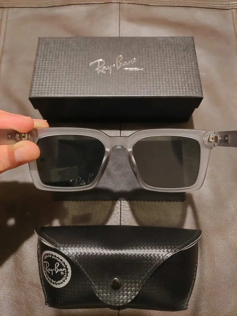 Gafas de sol Ray-Ban gris mate - 2