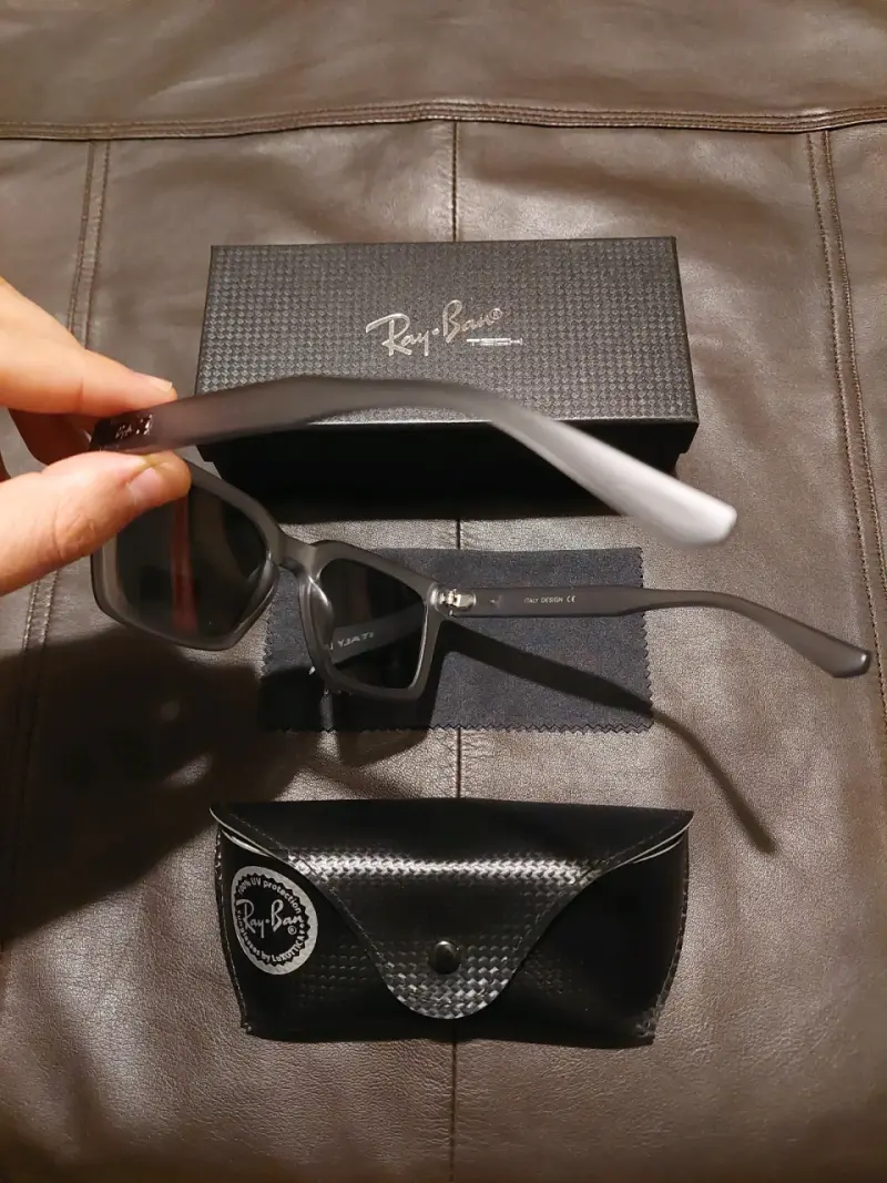Gafas de sol Ray-Ban gris mate - 3