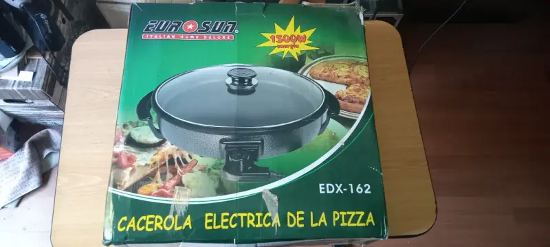 Cacerola eléctrica para pizza Eurosun 1500W - 2