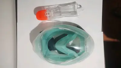 Máscara de snorkel Subea con tubo integrado - miniatura 1