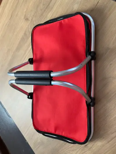 Cesto térmico plegable rojo - miniatura 5