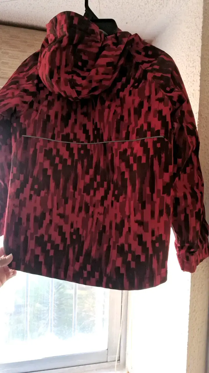 Chaqueta impermeable Columbia roja para niño - 2