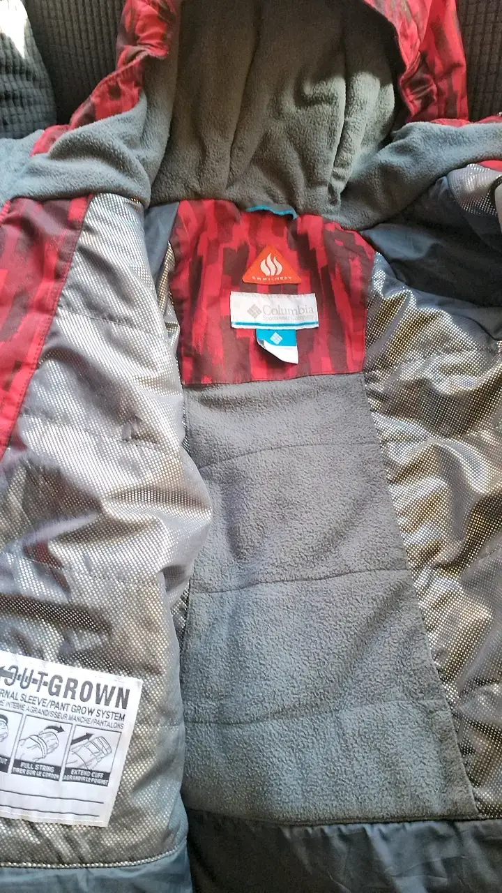 Chaqueta impermeable Columbia roja para niño - 3