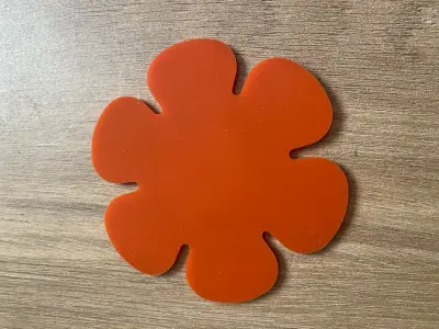 Posavasos de silicona en forma de flor - miniatura 1