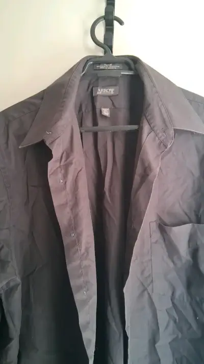 Camisa formal negra Arrow para hombre - miniatura 2