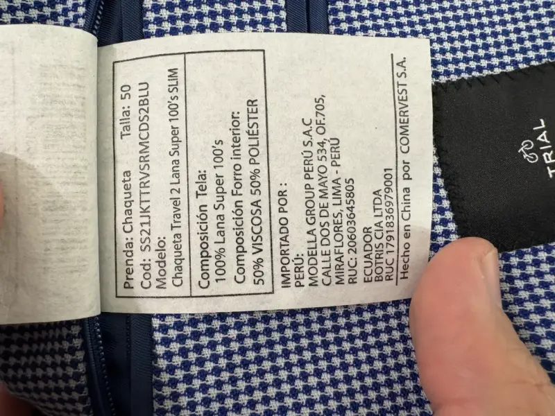 Chaqueta Travel Trial talla 50 - 4
