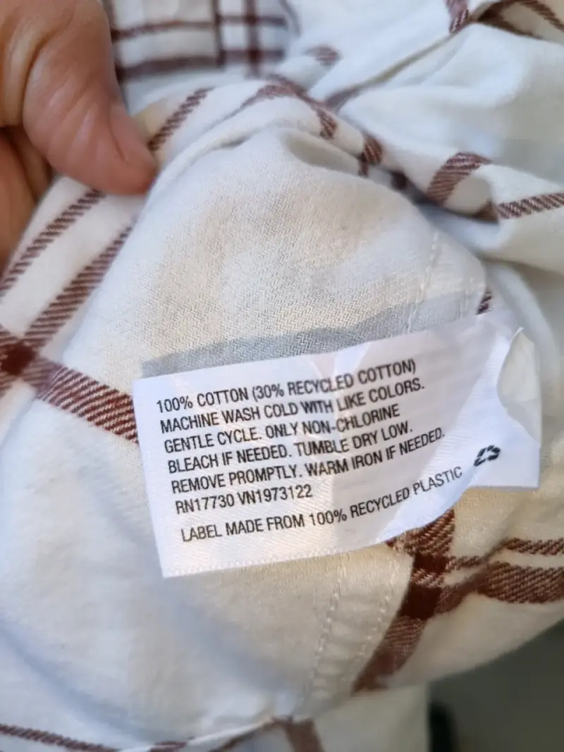 Camisa a cuadros beige y marrón para hombre - 5