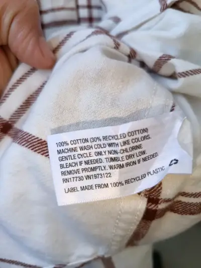 Camisa a cuadros beige y marrón para hombre - miniatura 5