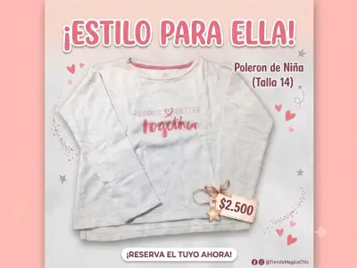 Poleron niña - miniatura 1