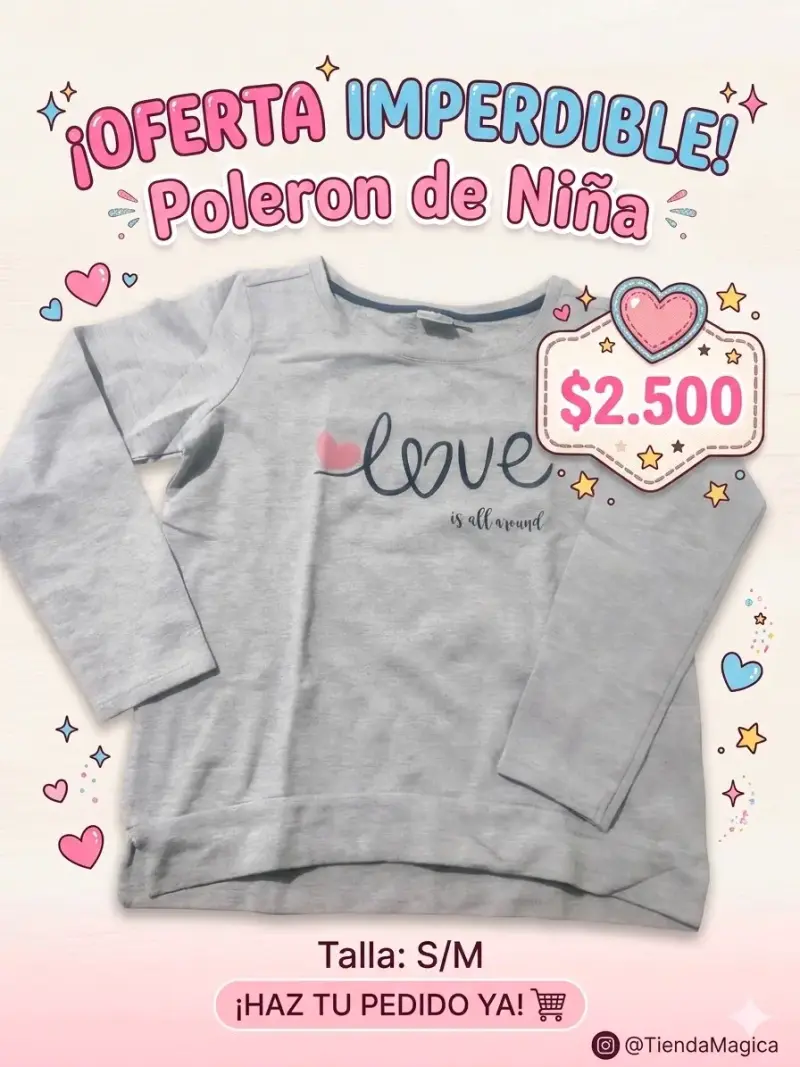 Poleron niña - 2