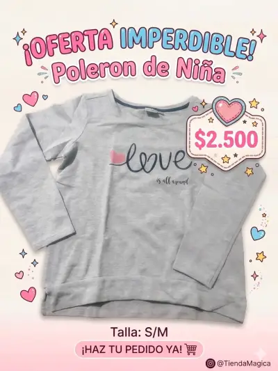 Poleron niña - miniatura 2