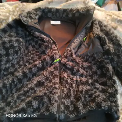 Chaqueta peludo gris C/ bolsillo cierreTALLA 14-15 - miniatura 5