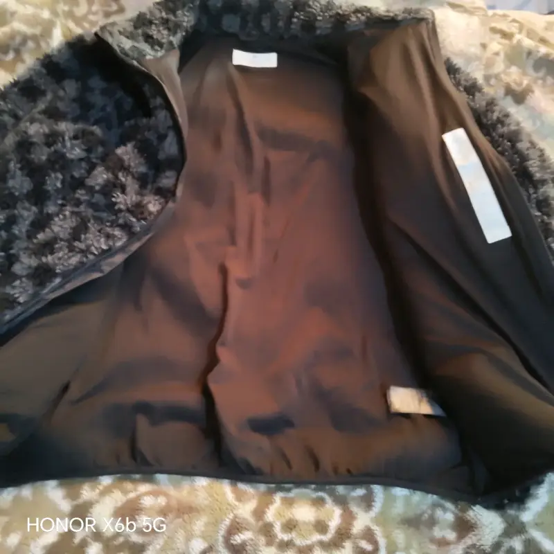 Chaqueta peludo gris C/ bolsillo cierreTALLA 14-15 - 6