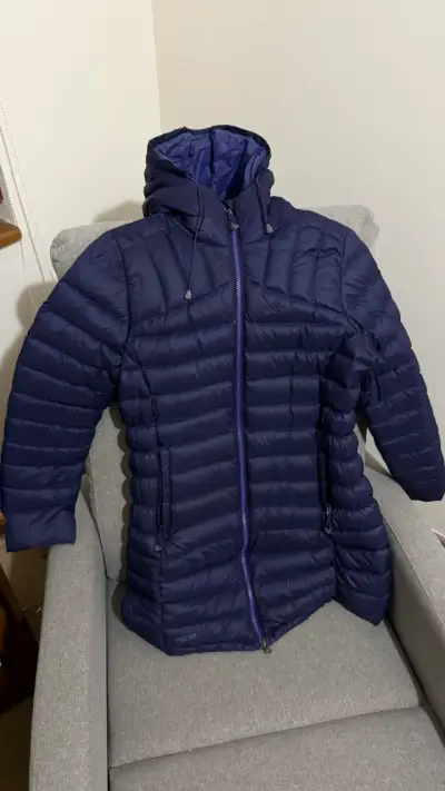 Chaqueta de plumas morada Doite - miniatura 1