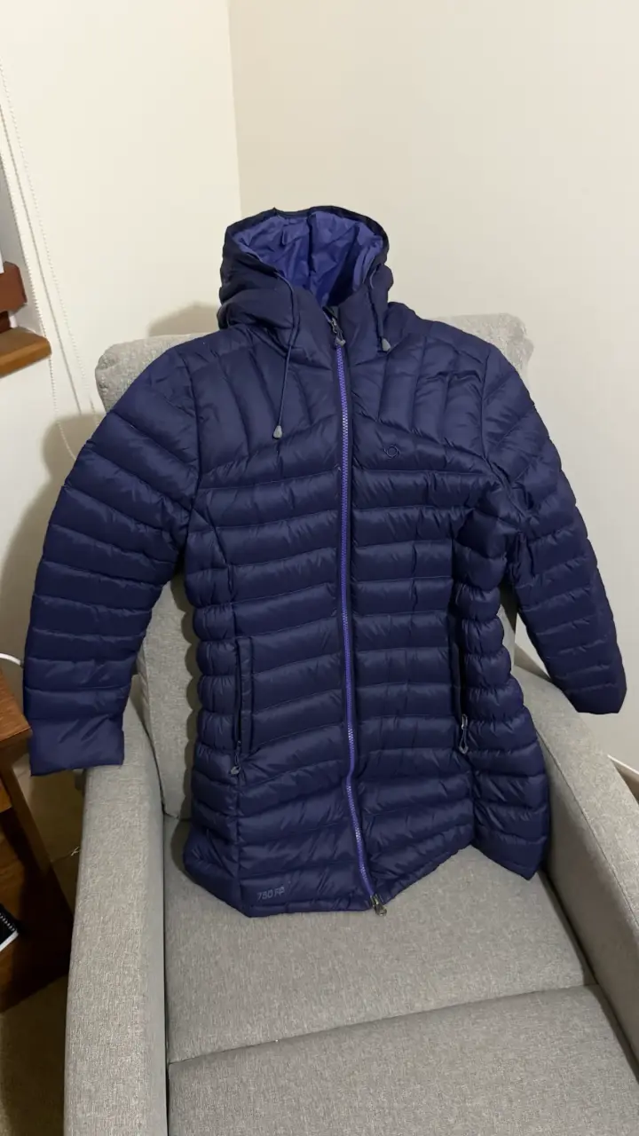 Chaqueta de plumas morada Doite - 2