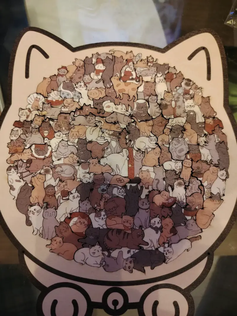 Puzzle con diseño de gatos - 2