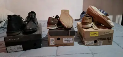 Zapatos de cuero En tres marcas de camarrón nuevos - miniatura 4