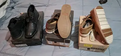 Zapatos de cuero En tres marcas de camarrón nuevos - miniatura 5