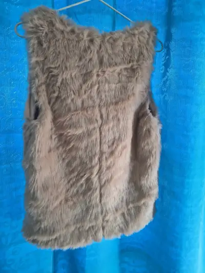 Vest peludo palo rosa talla S - miniatura 3