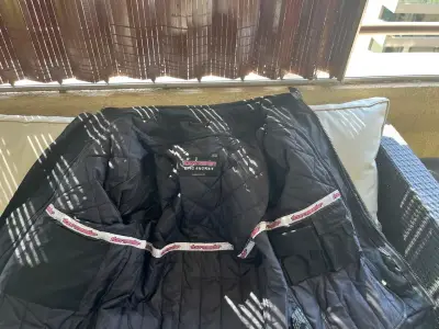 Chaqueta de moto  negra doble forro - miniatura 4