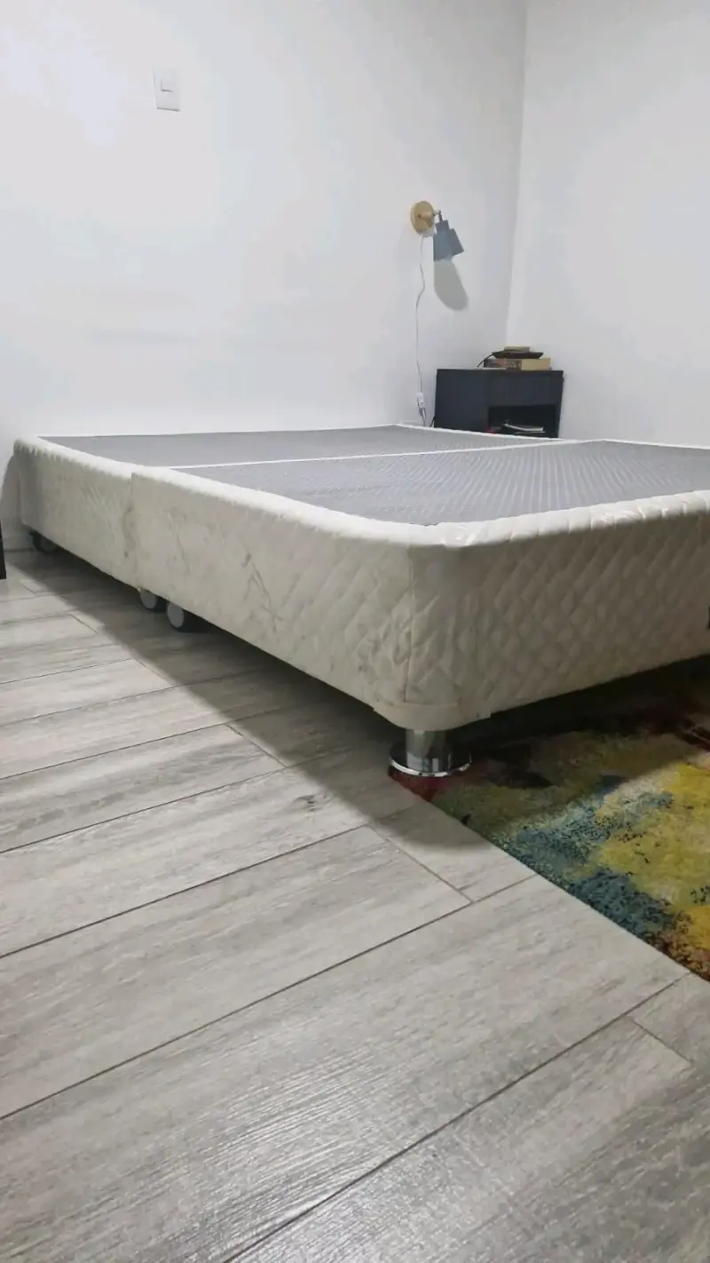 Base de cama  2 plazas con funda de base - 2