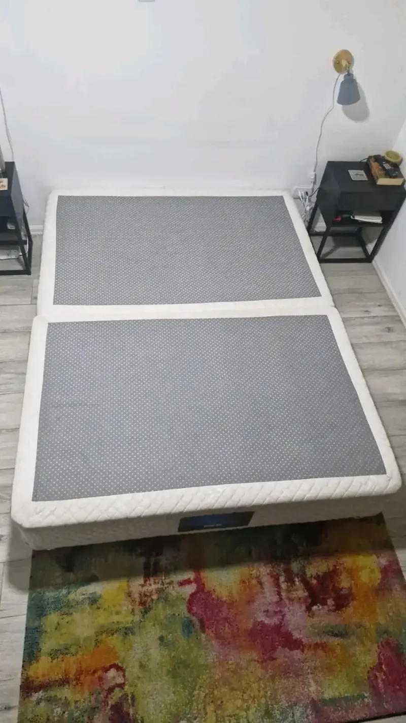 Base de cama  2 plazas con funda de base - 3