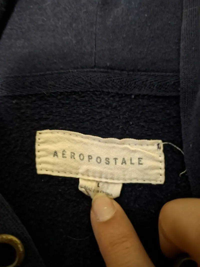 Polerón Aeropostale azul marino - 4
