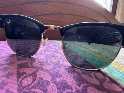 Gafas de sol Ray-Ban Clubmaster negras - miniatura 4