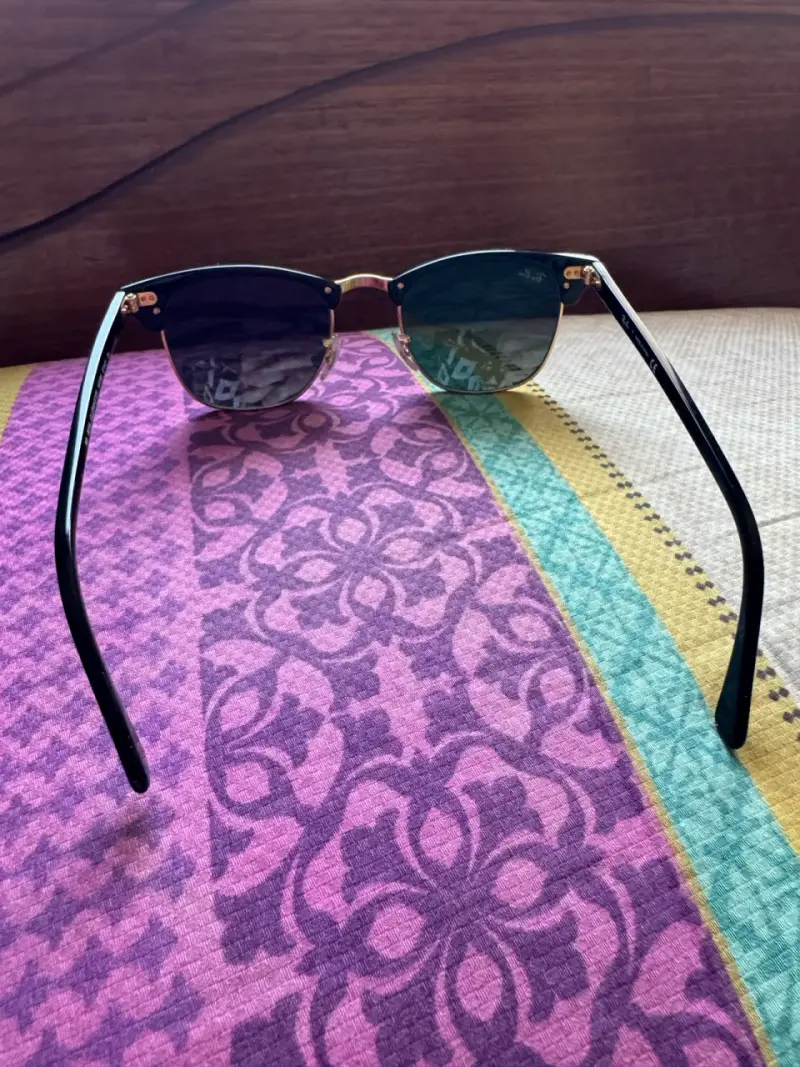 Gafas de sol Ray-Ban Clubmaster negras - 5