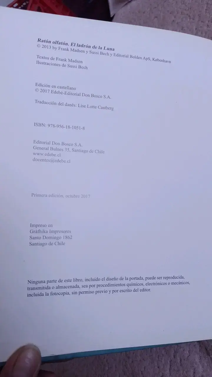 Libro infantil Ratón Olfatón El ladrón de la Luna - 2