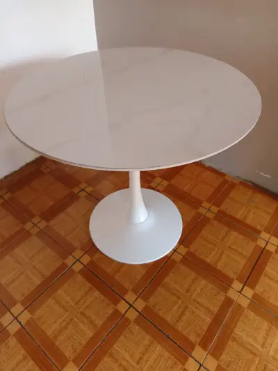 Mesa Tulip blanca de 80 cm - miniatura 4