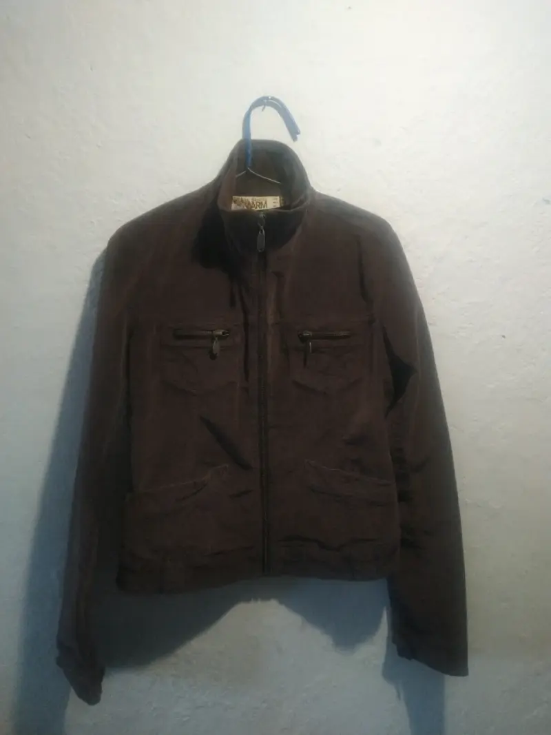 Chaqueta de pana marrón Bershka Warm - 2