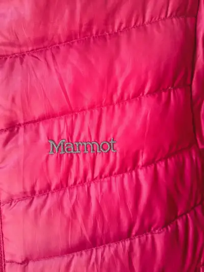 Chaqueta acolchada Marmot fucsia para mujer - miniatura 3
