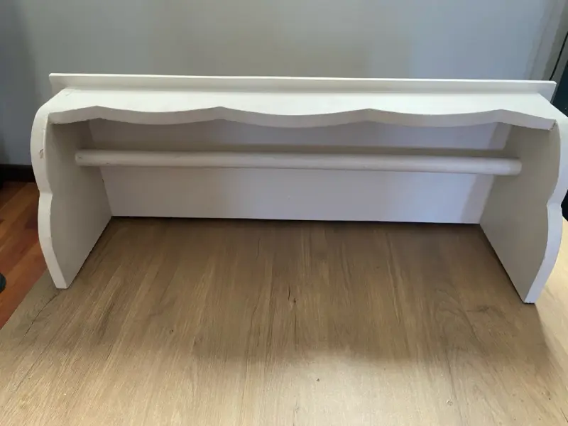 Estante blanco de madera - 8