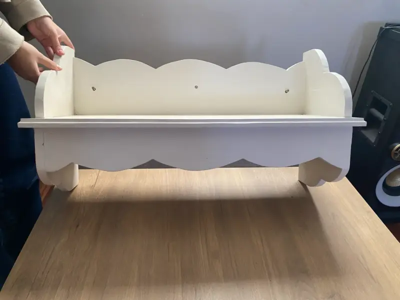 Estante blanco de madera - 9
